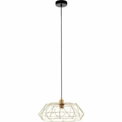 Luminaires Eglo Suspensions|Lampe suspendue Eglo CARLTON 2 Cuivre, Noir, 1 lumière