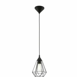 Luminaires Eglo Suspensions|Lampe suspendue Eglo TARBES Noir, 1 lumière