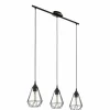 Luminaires Eglo Suspensions|Lampe suspendue Eglo TARBES Noir, 3 lumières