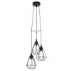 Luminaires Eglo Suspensions|Lampe suspendue Eglo TARBES Noir, 3 lumières