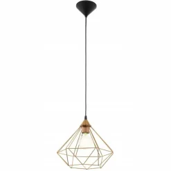 Luminaires Eglo Suspensions|Lampe suspendue Eglo TARBES Noir, 1 lumière