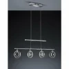 Luminaires Reality Éclairage Led|Lampe suspendue Reality PRATER LED Chrome, 4 lumières