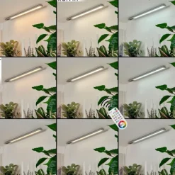 lampes pour bandeaux Raivo LED Noir, Argenté, 1 lumière, Télécommandes, Changeur de couleurs