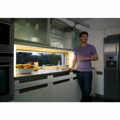 Luminaires Ledvance Éclairage Led|lampes pour bandeaux LEDVANCE LINEAR Argenté, 1 lumière, Détecteur de mouvement