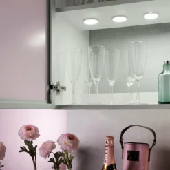 Luminaires Leuchten Direkt Éclairage Led|lampes pour bandeaux Leuchten Direkt THEO LED Argenté, 3 lumières