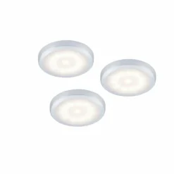 Luminaires Leuchten Direkt Éclairage Led|lampes pour bandeaux Leuchten Direkt THEO LED Argenté, 3 lumières