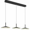 Luminaires Globo Lighting Éclairage Led|Lampone Suspension LED Noir, 1 lumière