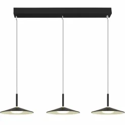Luminaires Globo Lighting Éclairage Led|Lampone Suspension LED Noir, 1 lumière