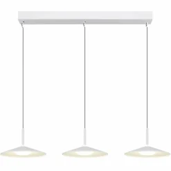 Luminaires Globo Lighting Suspensions|Lampone Suspension LED Blanc, 1 lumière