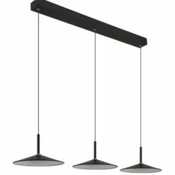 Luminaires Globo Lighting Éclairage Led|Lampone Suspension LED Noir, 1 lumière