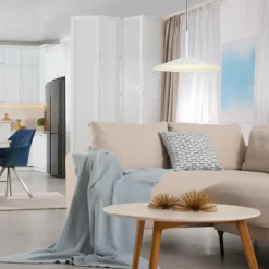 Luminaires Globo Lighting Éclairage Led|Lampone Suspension LED Blanc, 1 lumière