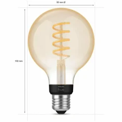 LED E27 7 Watt 2200 - 4500 Kelvin 550 Lumen Philips Hue White Ambiance