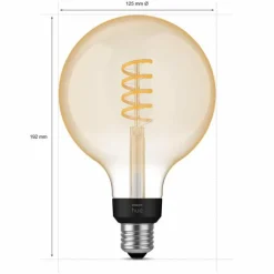 LED E27 7 Watt 2200 - 4500 Kelvin 550 Lumen Philips Hue White Ambiance