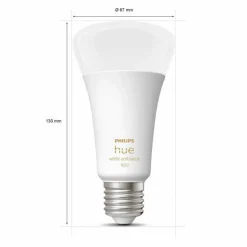 LED E27 13,5 Watt 2200 - 6500 Kelvin 1200 Lumen Philips Hue White Ambiance