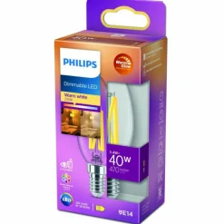 LED E14 3,4 Watt 2200-2700 Kelvin 475 Lumen Philips