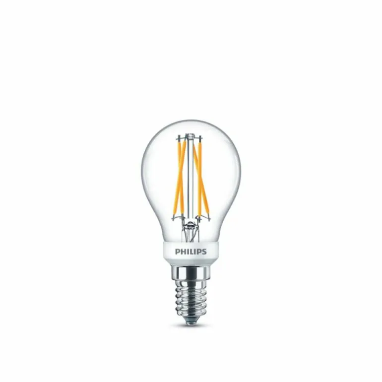 LED E14 2 Watt 2200-2700 Kelvin 270 Lumen Philips