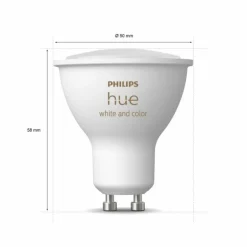LED GU10 5 Watt 2000 - 6500 Kelvin 230 Lumen Philips Hue White & Color Ambiance