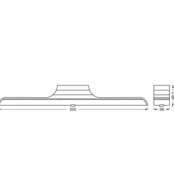 Luminaires Ledvance Éclairage Led|Led Luminaire sous meuble LED Blanc, 1 lumière