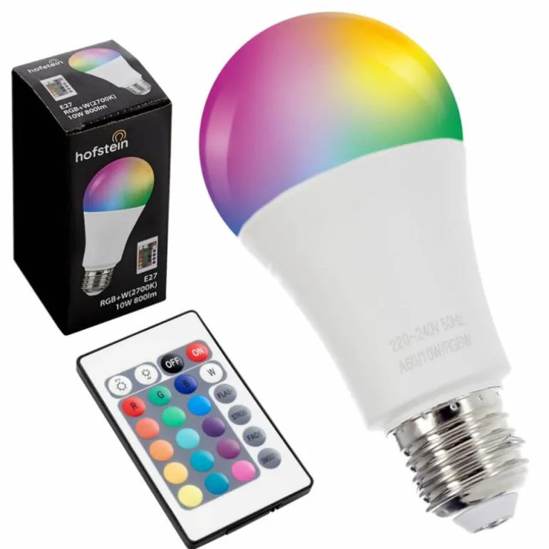 LED RGB E27 10W 2700 Kelvin 800 Lumen