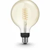 LED White Filament Globe E27 7 Watt 2100 Kelvin 600 Lumen Philips Hue