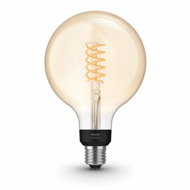 LED White Filament Globe E27 7 Watt 2100 Kelvin 600 Lumen Philips Hue