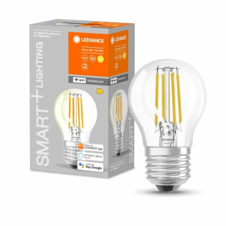 LEDVANCE Smart+ LED E27 4 watt 2700 kelvin 470 lumen