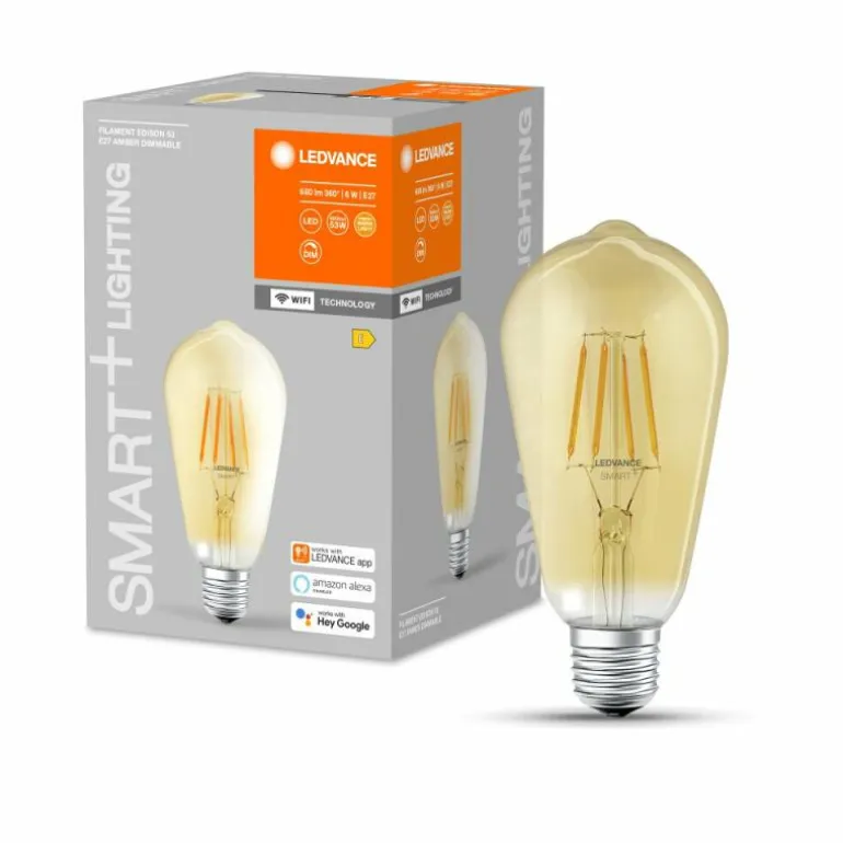 LEDVANCE SMART+ WiFi LED E27 6 watt 2400 kelvin 680 lumen