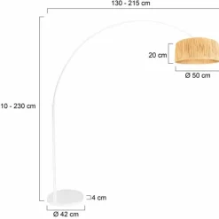 Luminaires Steinhauer Lampadaires Et Lampes Sur Pied|Light Lampadaire Blanc, 1 lumière