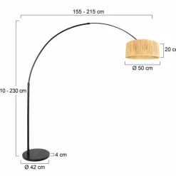 Luminaires Steinhauer Lampadaires Et Lampes Sur Pied|Light Lampadaire Noir, 1 lumière