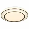 Luminaires Globo Lighting Éclairage Led|Logan Plafonnier LED Blanc, 1 lumière