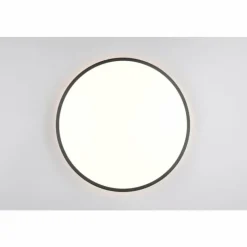 Luminaires Reality Éclairage Led|Loody Plafonnier LED Noir, 1 lumière, Détecteur de mouvement