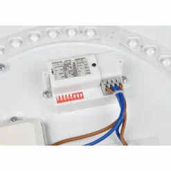 Luminaires Reality Éclairage Led|Loody Plafonnier LED Noir, 1 lumière, Détecteur de mouvement