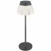 Luminaires Globo Lighting Éclairage Led|Lora Lampe à poser LED Anthracite, 1 lumière