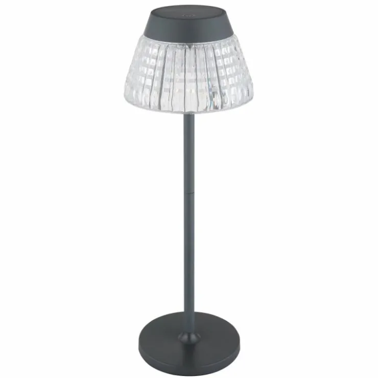 Luminaires Globo Lighting Éclairage Led|Lora Lampe à poser LED Anthracite, 1 lumière