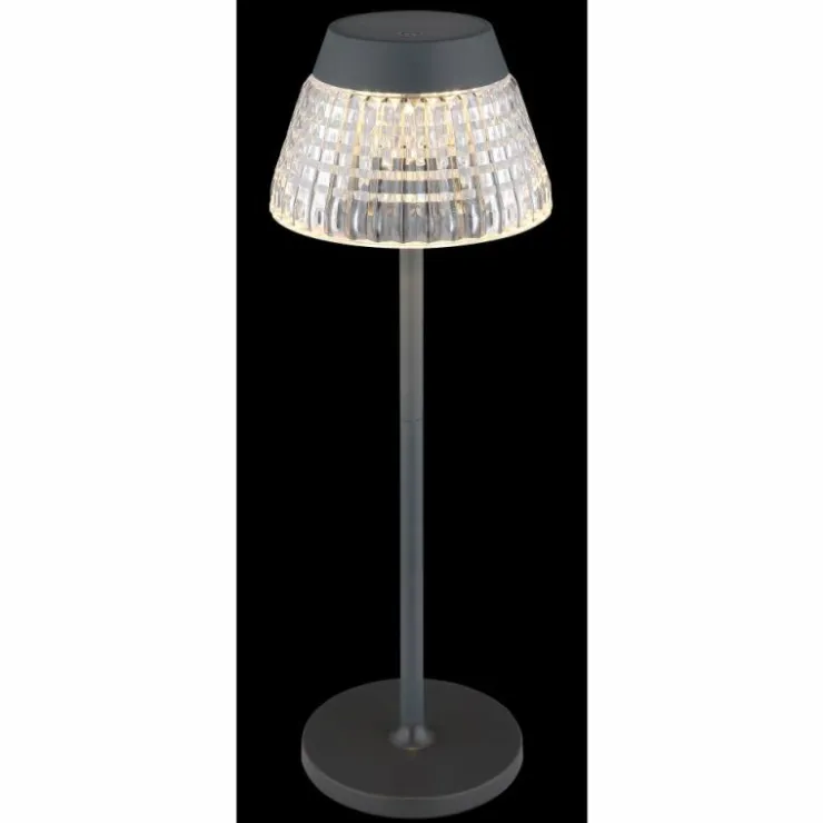 Luminaires Globo Lighting Éclairage Led|Lora Lampe à poser LED Anthracite, 1 lumière