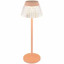 Luminaires Globo Lighting Éclairage Led|Lora Lampe à poser LED Rose, 1 lumière