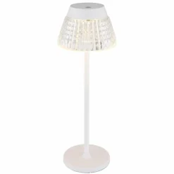 Luminaires Globo Lighting Éclairage Led|Lora Lampe à poser LED Blanc, 1 lumière