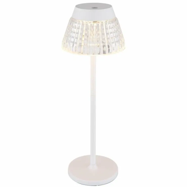 Luminaires Globo Lighting Éclairage Led|Lora Lampe à poser LED Blanc, 1 lumière
