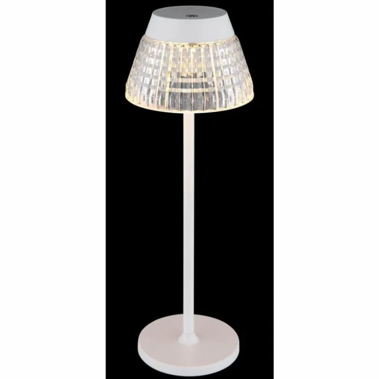 Luminaires Globo Lighting Éclairage Led|Lora Lampe à poser LED Blanc, 1 lumière