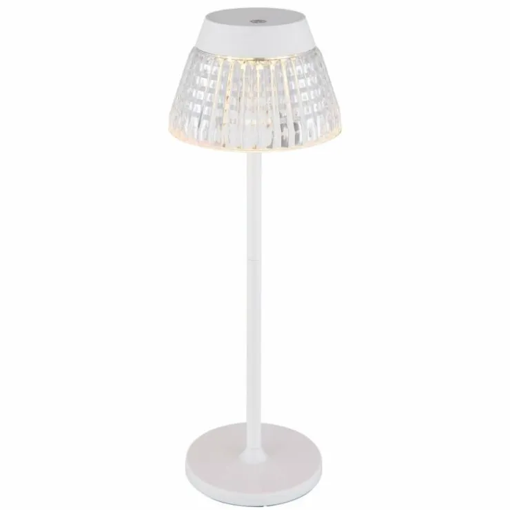 Luminaires Globo Lighting Éclairage Led|Lora Lampe à poser LED Blanc, 1 lumière