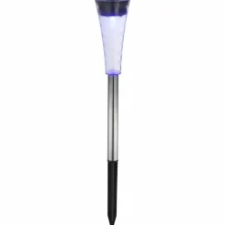 Lot de 5 bornes d'éclairage Globo VENTA LED Clair, 1 lumière, Changeur de couleurs