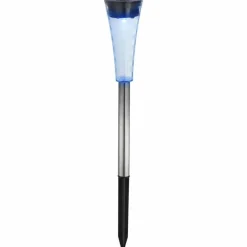 Lot de 5 bornes d'éclairage Globo VENTA LED Clair, 1 lumière, Changeur de couleurs