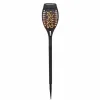 Lot de 12 lampes solaires Globo LED Noir, 12 lumières