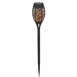 Lot de 12 lampes solaires Globo LED Noir, 12 lumières