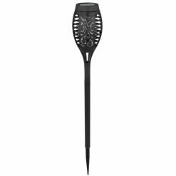 Lot de 12 lampes solaires Globo LED Noir, 12 lumières