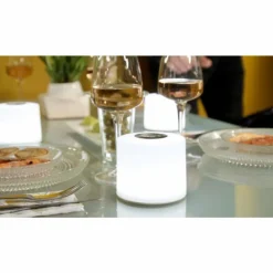 Lot de 2 lampes solaires Lutec NOMA LED Blanc, 2 lumières, Changeur de couleurs