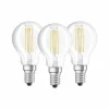 Lot de 3 Osram LED E14 4,5 Watt 2700 Kelvin 470 Lumen