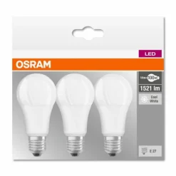 Lot de 3 Osram LED E27 13 Watt 4000 Kelvin 1521 Lumen