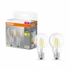 Lot de 2 Osram LED E27 4 Watt 2700 Kelvin 470 Lumen