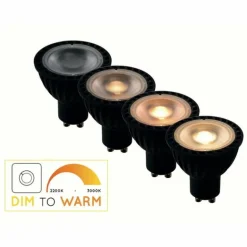 Lucide LED GU101 x 5 Watt 22003000 Kelvin 320 Lumen